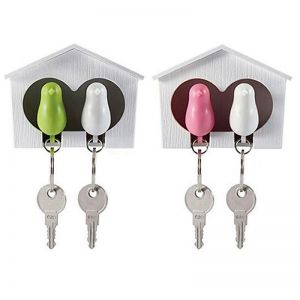 Home Wall Hook Key Ring מחזיק מפתחות ציפור בית מאהב 